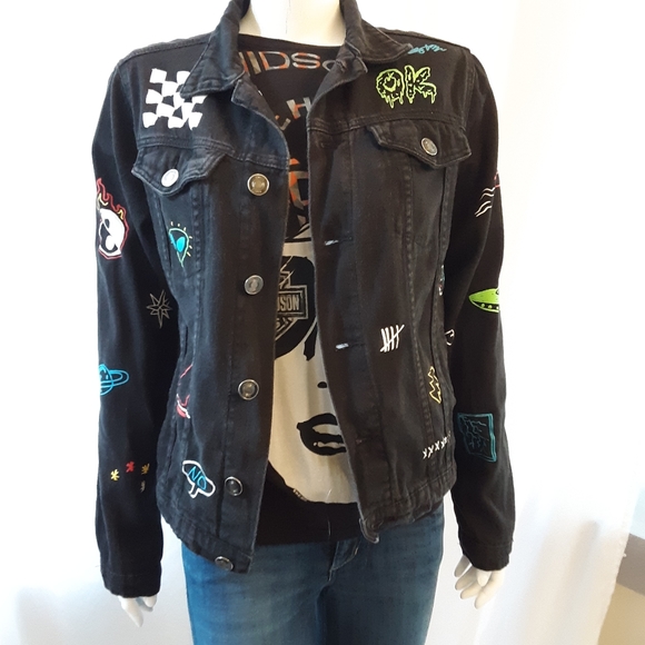 black jean jacket rue21